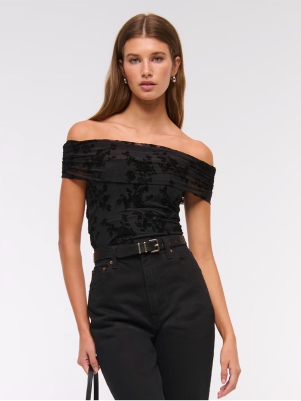 Abercrombie Lace Foldover Bodysuit